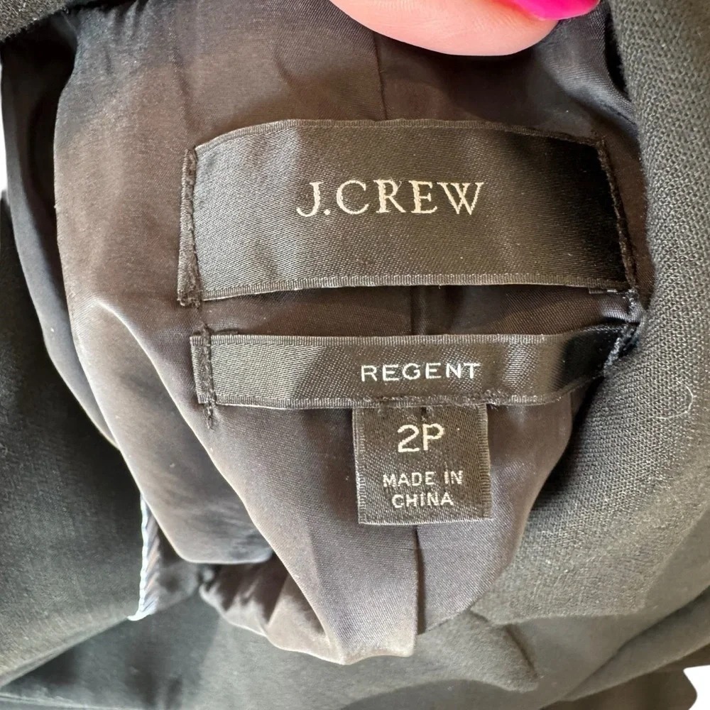 J.Crew - Regent Blazer Black Size 2P Petite